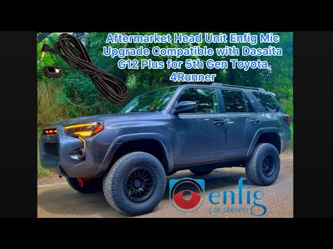 Aftermarket Head Unit Enfig Mic Upgrade Compatible with Dasaita G12 Plus for 5th Gen Toyota 4Runner